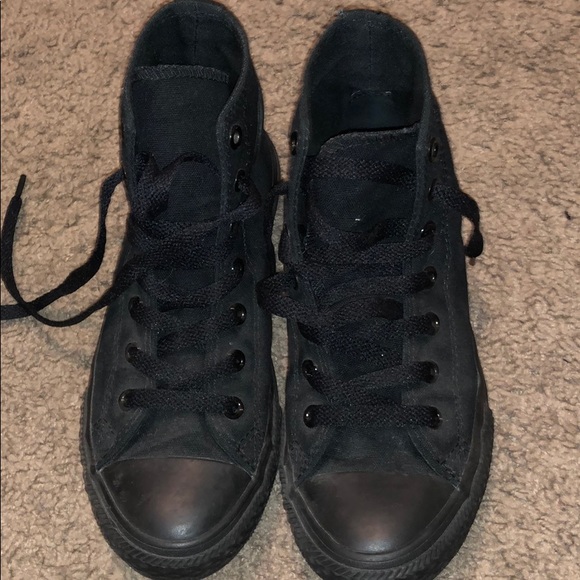 Black High Top Converse - Picture 1 of 4